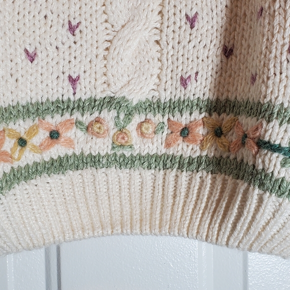 Vintage Hunters Run Chunky Knit Crew Neck Sweater - Picture 4 of 12